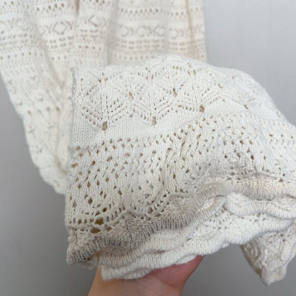 Miou Muse Womens Medium Crochet Pattern Pants - Picture 14 of 14